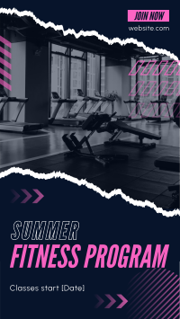 Ripped Off Summer Fitness TikTok Video Image Preview