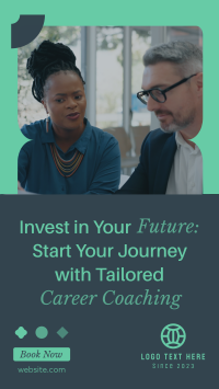 Tailored Career Coaching YouTube Short Design