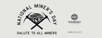 Salute to Miners Facebook Cover Image Preview