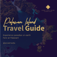 Palawan Travel Guide Instagram Post