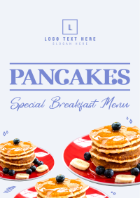 Pancakes For Breakfast Poster