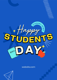 Happy Students Day Poster