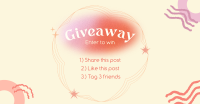 Abstract Giveaway Rules Facebook Ad