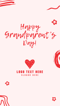 Happy Grandparents Scribble Instagram Story