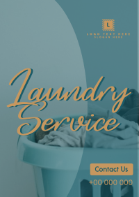 Dirt Free Laundry Service Flyer