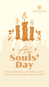 All Souls Day Prayer Facebook Story Design