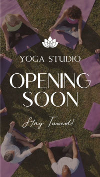 Yoga Studio Opening Instagram Story