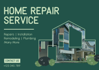 Home Repair Service Postcard