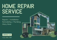 Home Repair Service Postcard Image Preview