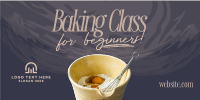 Beginner Baking Class Twitter Post