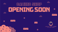 Game Shop Opening Zoom Background