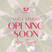 Yoga Studio Opening Instagram Post Design