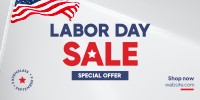 Labor Day Sale Twitter Post