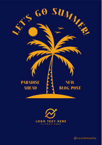 Party Palm Tree Flyer