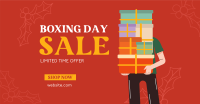 Boxing Day Mega Sale Facebook Ad