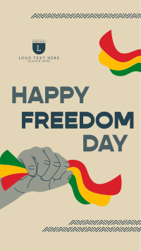 South African Independence Facebook Story Design