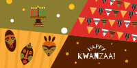 Abstract Kwanzaa Twitter Post