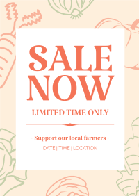 Farmers Market Sale Poster