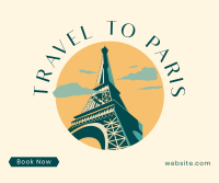 Paris Travel Booking Facebook Post