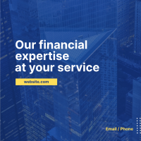 Financial Service Building Instagram Post Design
