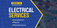 Electrical Service Provider Twitter Post