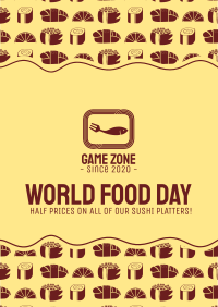 World Food Day for Seafood Restaurant Flyer