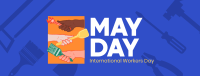 Hand in Hand on May Day Facebook Cover Design