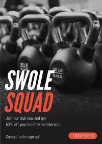 Swole Squad Poster