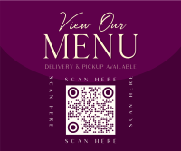 Elegant Classic Restaurant Facebook Post Design