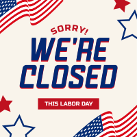 Labor Day Hours Instagram Post