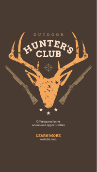 Join The Hunter's Club Facebook Story