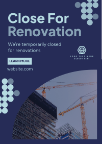 Temporary Home Renovation Flyer