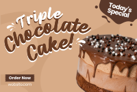 Triple Chocolate Cake Pinterest Cover