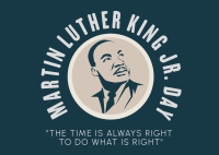 Martin Luther King Jr Day Postcard