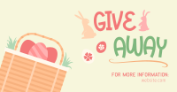 Easter Basket Giveaway Facebook Ad