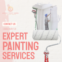 Painting Service Brush Instagram Post