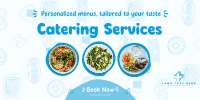 Quirky Catering Services Twitter Post