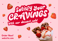 Dessert Cravings Postcard Image Preview