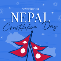 Nepal Constitution Day Linkedin Post