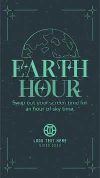 Earth Hour Sky Facebook Story Design