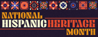 Hispanic Heritage Month Tiles Facebook Cover