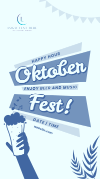 Oktoberfest Beer Promo Facebook Story