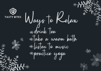 Ways to relax Postcard