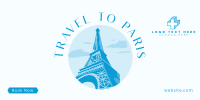 Paris Travel Booking Twitter Post