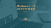 Business 101 Webinar Facebook Event Cover