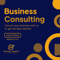 Abstract and Shapes Business Consult Instagram Post Image Preview