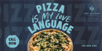 Pizza Language Twitter Post