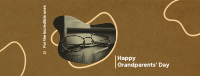 Grand Parent's Day Reading Glass Facebook Cover Image Preview