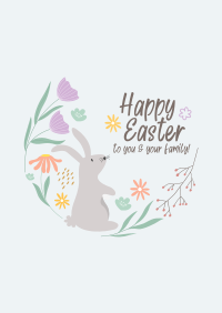 Easter Wreath Poster