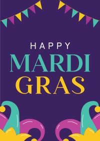 Mardi Gras Celebration Poster